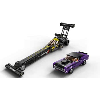 LEGO Speed Champions Mopar Dodge Srt Top Fuel Dragster And 1970 Dodge Challenger 76904 5702016912500