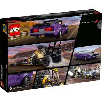 LEGO Speed Champions Mopar Dodge Srt Top Fuel Dragster And 1970 Dodge Challenger 76904 5702016912500