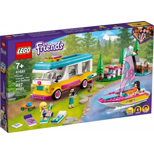 LEGO Friends Forest Camper Van And Sailboat 41681 5702016916157