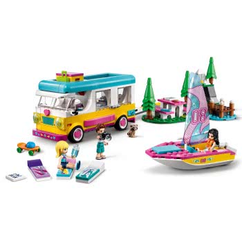 LEGO Friends Forest Camper Van And Sailboat 41681 5702016916157