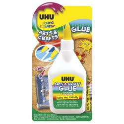 UHU Arts And Crafts Glue 100Ml White Kid 38996 4026700389951