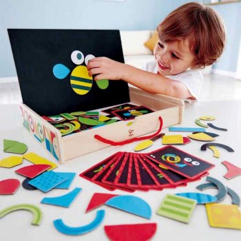 Hape Early Explorer Ξύλινο Magnetic Art Box E1631 6943478029699