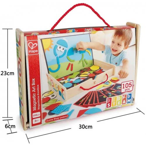 Hape Early Explorer Ξύλινο Magnetic Art Box E1631 6943478029699