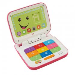 Mattel Fisher Price Εκπαιδευτικό Laptop Ροζ CGH61 887961064537