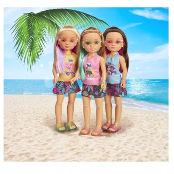 Giochi Preziosi Rossy And Nancy Κούκλα 24Inch Μια Μέρα Με Τροπικά Γυαλιά Με Τη Nancy (Κίτρινο Μπλουζάκι) 700016230 / 31551 84107