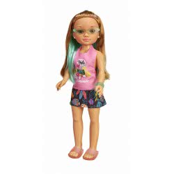 Giochi Preziosi Rossy And Nancy Κούκλα 24Inch Μια Μέρα Με Τροπικά Γυαλιά Με Τη Nancy (Ροζ Μπλουζάκι) 700016230 / 31552 841077909