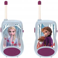 Lexibook Disney Frozen 2 Elsa Anna Walkie-Talkies, Communication Game For Children, Belt Clip For Transport, Battery, Blue 25.TW