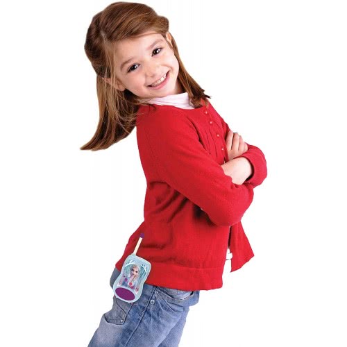 Lexibook Disney Frozen 2 Elsa Anna Walkie-Talkies, Communication Game For Children, Belt Clip For Transport, Battery, Blue 25.TW