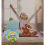 Lexibook Peppa Pig Projector Ξυπνητήρι Με Νυχτερινό Φως Με Χρονοδιακόπτη, Οθόνη Lcd 25.RL977PP 3380743083841