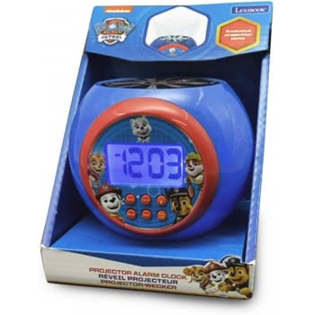 Lexibook Paw Patrol Marshall, Rubble, Chase, Stella Και Everest Projector Ξυπνητήρι Με Νυχτερινό Φως Με Χρονοδιακόπτη, Οθόνη Lcd
