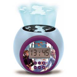 Lexibook Disney Frozen Projector Ξυπνητήρι Με Νυχτερινό Φως Με Χρονοδιακόπτη, Οθόνη Lcd 25.RL977FZ 3380743083650