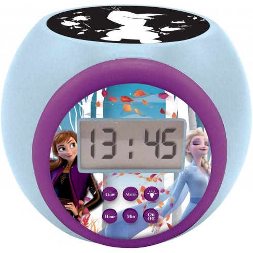 Lexibook Disney Frozen Projector Ξυπνητήρι Με Νυχτερινό Φως Με Χρονοδιακόπτη, Οθόνη Lcd 25.RL977FZ 3380743083650