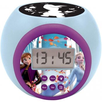 Lexibook Disney Frozen Projector Ξυπνητήρι Με Νυχτερινό Φως Με Χρονοδιακόπτη, Οθόνη Lcd 25.RL977FZ 3380743083650