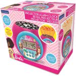 Lexibook Projector Clock Barbie With Snooze Alarm Function, Night Light With Timer, Lcd Screen, Battery Operated, Pink RL977BB 3