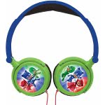 Lexibook Pj Masks Catboy Stereo Headphone, Safe Volume, Foldable And Adjustable, Blue/Green 25.HP015PJM 3380743068831