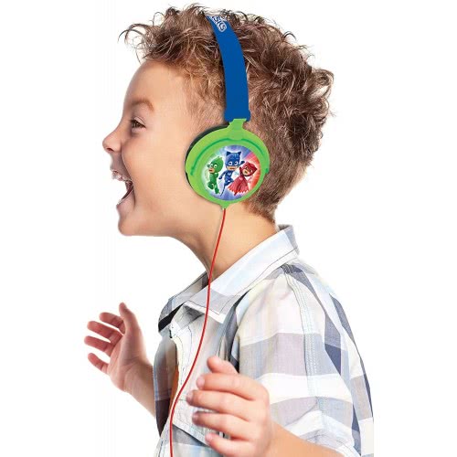 Lexibook Pj Masks Catboy Stereo Headphone, Safe Volume, Foldable And Adjustable, Blue/Green 25.HP015PJM 3380743068831