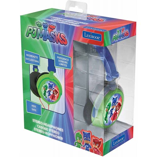Lexibook Pj Masks Catboy Στερεοφωνικά Ενσύρματα Πτυσσόμενα Ακουστικά Με Ασφαλή Ένταση Μπλε / Πράσινο 25.HP015PJM 3380743068831