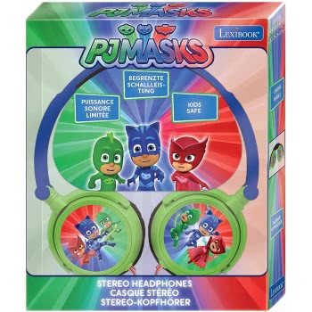 Lexibook Pj Masks Catboy Stereo Headphone, Safe Volume, Foldable And Adjustable, Blue/Green 25.HP015PJM 3380743068831