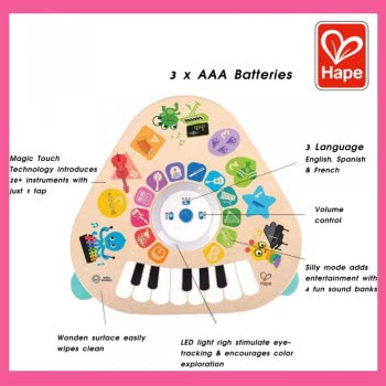 Hape Baby Einstein Clever Composer Tune Table Magic Touch Activity Toy 800892 6943478030626