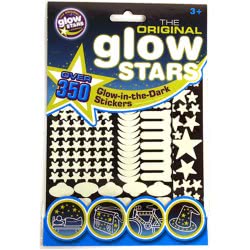 brainstorm The Original Glowstars - Glow-In-The-Dark Stickers, 350 Pieces B8000 5060122730273