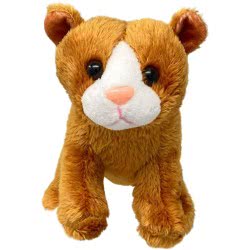 LIVING NATURE Smols Kitten Soft Toy | Modelled On Natures Original Living Animal, Durable Material, Ideal For Nature, Science, A