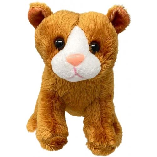LIVING NATURE Smols Kitten Soft Toy | Modelled On Natures Original Living Animal, Durable Material, Ideal For Nature, Science, A