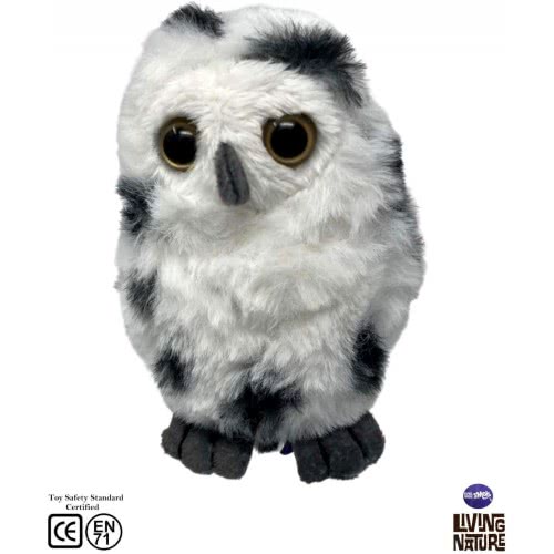 LIVING NATURE Smols |Snowy Owl Soft Toy AN552 5037832317018