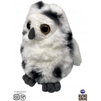 LIVING NATURE Smols |Snowy Owl Soft Toy AN552 5037832317018