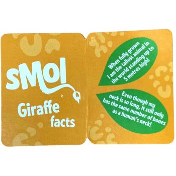 LIVING NATURE Smols Giraffe Toy-Modeled On Original Animal AN544 5037832316851