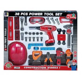 Toys-shop Choice Εργαλεία Σετ Με Τρυπάνι Και Κράνος My First Tools KD252098 5262088520985
