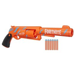 Hasbro Nerf Fortnite 6-Sh Dart Blaster -- Camo Pulse Wrap, Hammer Action Priming, 6-Dart Drum, 6 Nerf Elite Darts F2678 50109938