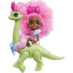 Mattel Cave Club Δεινοσαυράκια Και Φιλαράκια Diva Tot Doll And Dino GXP22 / GXP23 887961960082