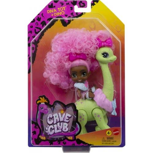 Mattel Cave Club Diva Tot Doll And Dino GXP22 / GXP23 887961960082