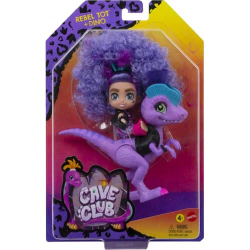 Mattel Cave Club Rebel Tot Doll And Dino GXP22 / GXP24 887961960051