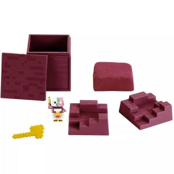 Mattel Minecraft Mini Mining Set Zombie Piglin Jockey GVL37 / GVL46 887961929331