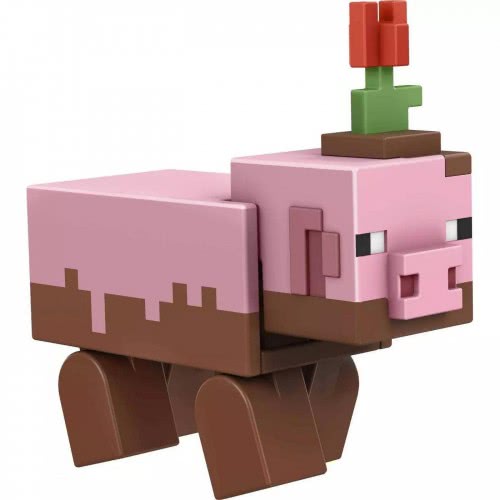Mattel Minecraft Muddy Pig Figure 8 Cm GTP08 / GTP22 887961919301