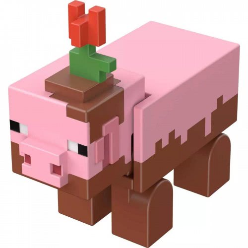 Mattel Minecraft Muddy Pig Figure 8 Cm GTP08 / GTP22 887961919301