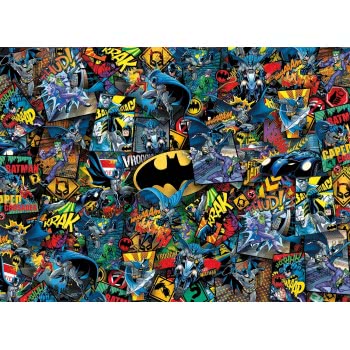 Clementoni Impossible Puzzle Batman 1000 Pieces Made In Italy, Jigsaw Puzzle For Adult And Children 1260-39575 8005125395750