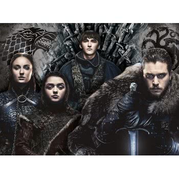 Clementoni Game Of Thrones Puzzle For Children And Adults, 500 Pieces, Ages 10 Years Plus 1220-35091 8005125350919