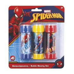 As company 3 Bubble Blowing Bottles Marvel Spiderman For Ages 3+ 5200-01343 5203068013431