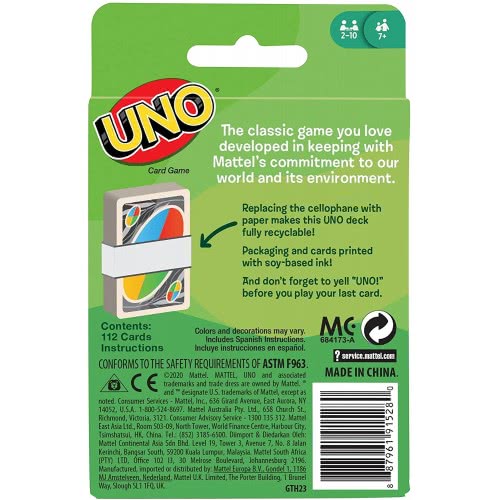 Mattel UNO Sustainable GTH23 887961915280
