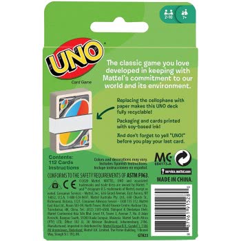 Mattel UNO Sustainable GTH23 887961915280