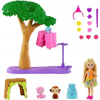 Mattel Barbie And Chelsea The Lost Birthday Party Fun Playset GTM84 887961918410