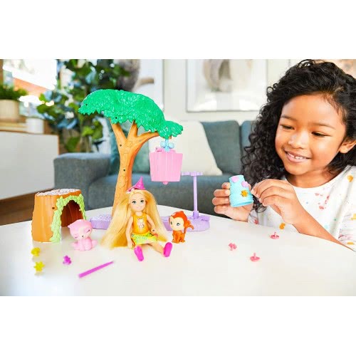 Mattel Barbie And Chelsea The Lost Birthday Party Fun Playset GTM84 887961918410