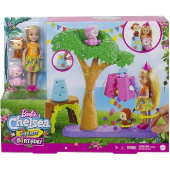 Mattel Barbie And Chelsea The Lost Birthday Party Fun Playset GTM84 887961918410