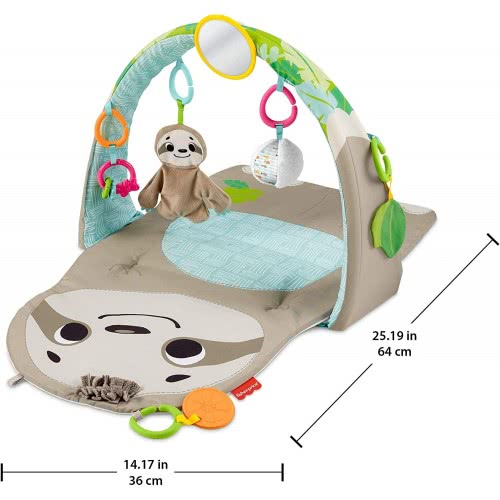 Mattel Ready To Hang Sensory Sloth Gym Γυμναστήριο Βραδύπους GNB52 887961866353