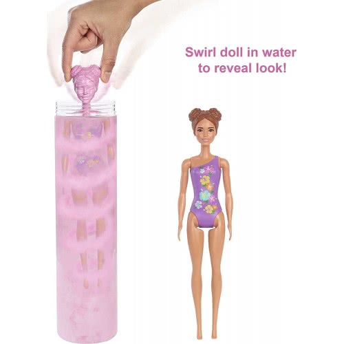 Mattel Color Reveal Doll With 7 Surprises: 4 Mystery Bags Contain Cover-Up, Shoes, Towel And Accessory GTR95 887961920109