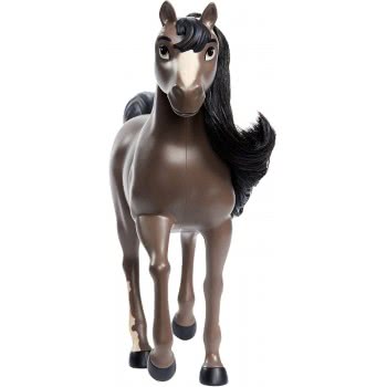 Mattel Spirit Untamed Herd Horse (Approx. 8-In), Moving Head, Bay Pinto With Long Black Mane Και Playful Stance, Great Gift For 