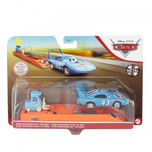 Mattel Cars Εκτοξευτής Με Αυτοκινητάκι Strip Weathers Aka The King GYH49 / GYH53 887961972146