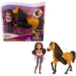 Mattel Dreamworks Spirit Lucky Doll (18 Cm) With 7 Moving Joints & Horse Spirit (20Cm) With Long Mane GXF20 / GXF21 887961955118